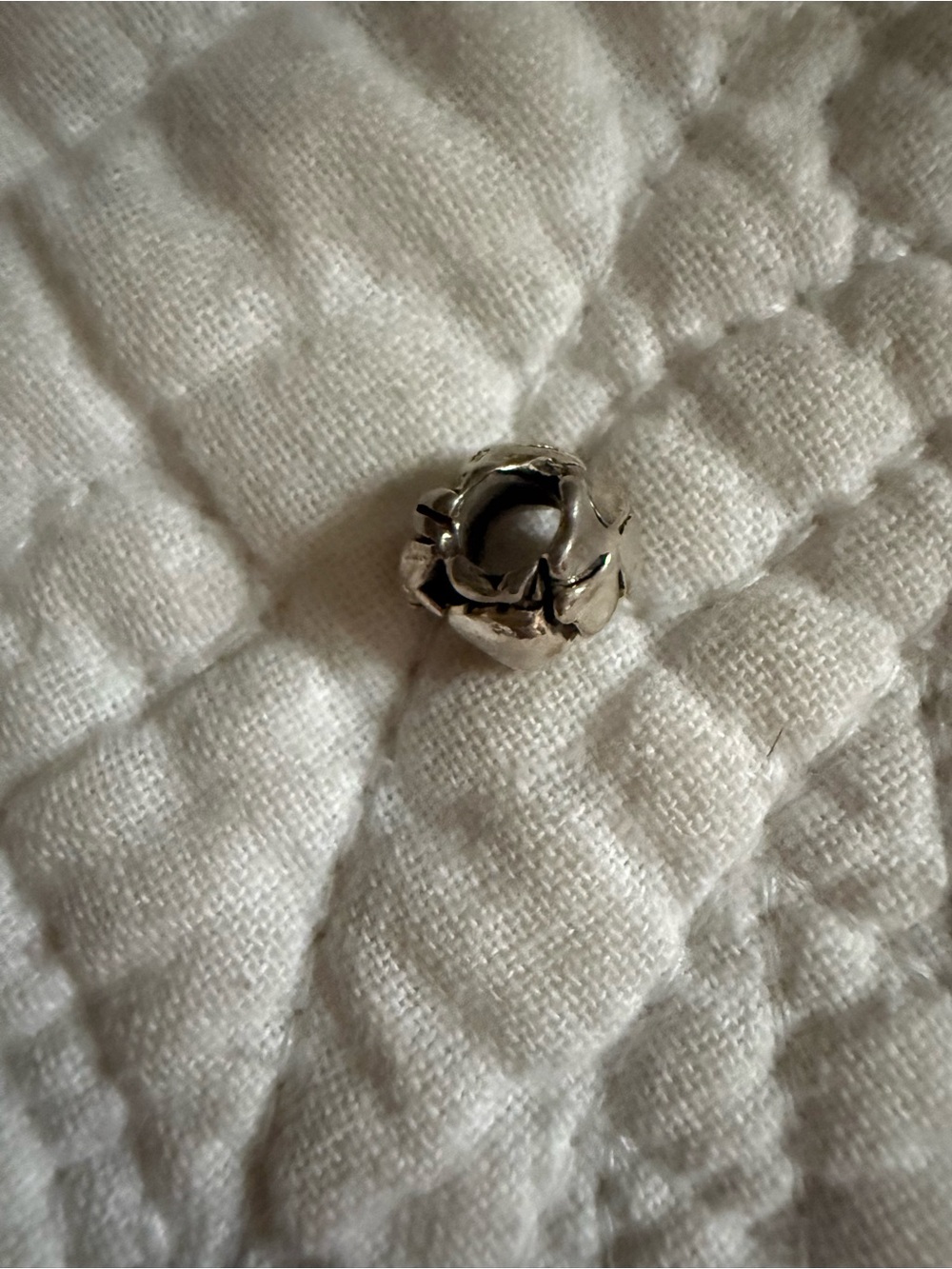 TrollBeads Silver Bead of Fortune Charm - Silver Retired